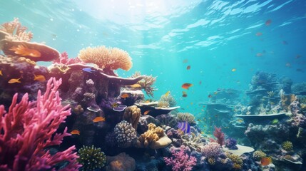 Vibrant Coral Reef Paradise