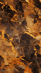 a marble texture with a brown color, in the style of byzantine gold leaf accents, wallpaper, luminous shadowing, organic formations created with Generative Ai