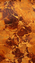 Fototapeta premium a marble texture with a brown color, in the style of byzantine gold leaf accents, wallpaper, luminous shadowing, organic formations created with Generative Ai