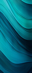 the wallpaper colorful waves covering the background, in the style of dark sky-blue and dark aquamarine, fluid formation, polished surfaces background created with Generative Ai