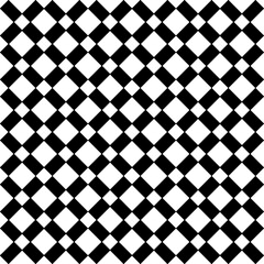Black and white seamless abstract pattern. Background and backdrop. Grayscale ornamental design. Mosaic ornaments. Vector graphic illustration. EPS10.