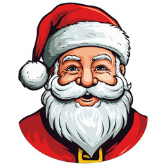 Santa Claus Cartoon Vector Illustration Clipart