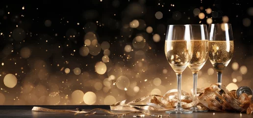 Foto op Canvas best new years eve backgrounds Generative AI © sean