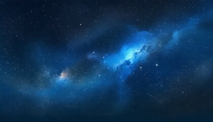 Naklejka na ściany i meble Universe filled with stars, nebula and galaxy background