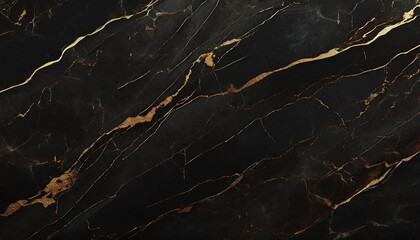 Textured of the black marble background. Gold and white patterned natural of dark gray marble texture.