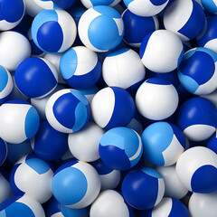 Background containing white and blue football colors created with Generative Ai