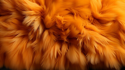 Orange fur background.