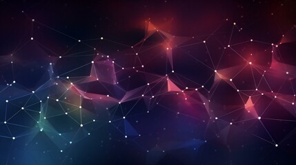 abstract background with triangles and lines