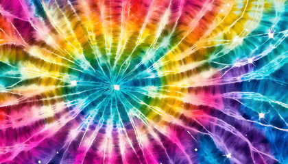 abstract festive colorful background bright rainbow tie dye pattern