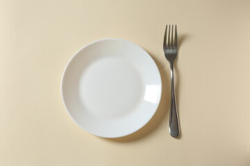 plate and cutlery