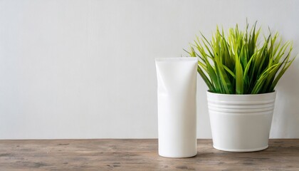 Product Platform. Home Decoration with Modern Designed Flower Pots. Minimalist Style. Pots That Add Liveliness to the Windowsill