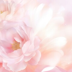 spring floral background with copy space