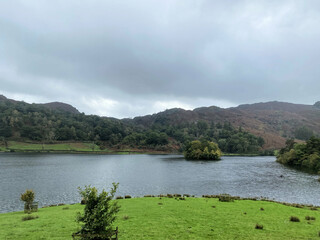A view of the Lake District Countryside near Rydal Water
