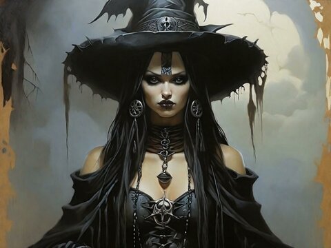 hermosa bruja gótica 1