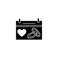 Wedding Planning concept line icon. Simple element illustration. Wedding Planning concept outline symbol design.