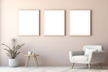 living room frame art