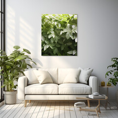 living room frame art