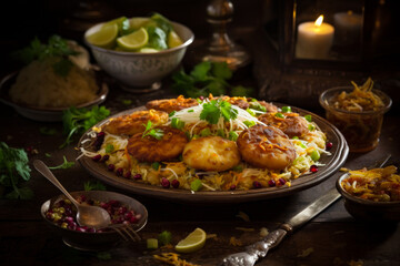 Fototapeta premium A Delicious Feast by Candlelight