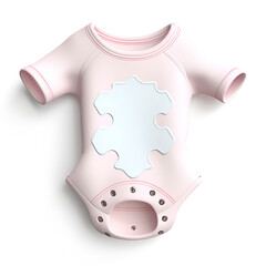 3d render of baby oneise, isolated on background,Generative AI