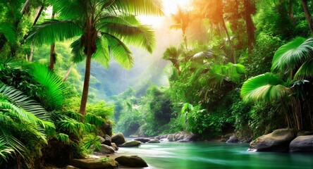 Tropical Jungle Wallpaper
