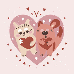 Valentine's day and heart vector designs