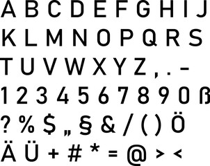 set of numbers vector