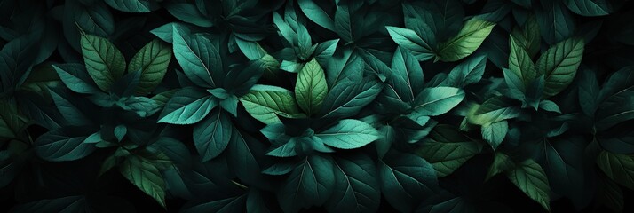 abstract natural green leaves wallpaper