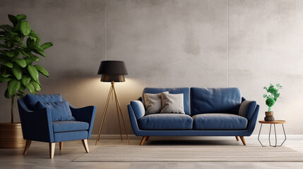 "Contemporary luxury living room: elegant sofa and furniture design in a cozy interior space
generativa IA