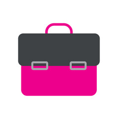 Isolated office suitcase icon Vector