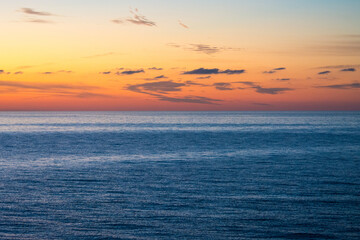 Fototapeta premium morning clouds over the ocean