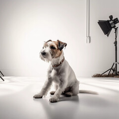Pawsitively Adorable: Witness the Canine Charisma in Our Studio Paw-trait Perfection!"