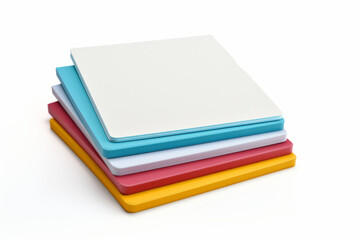 Beautiful and practical: notepads on a white background