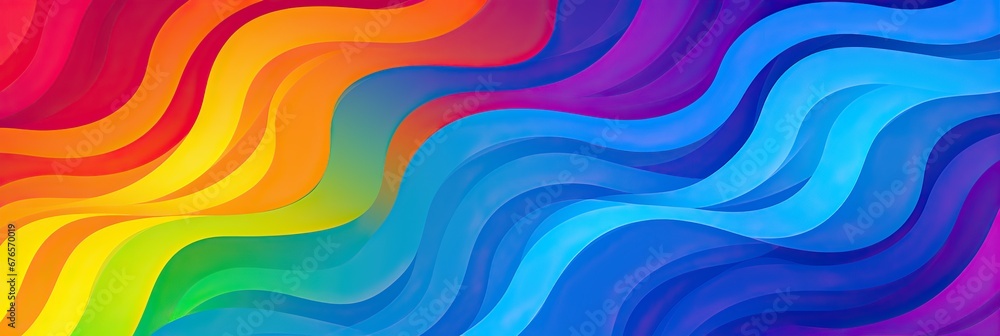Poster abstract colorfully background with waves