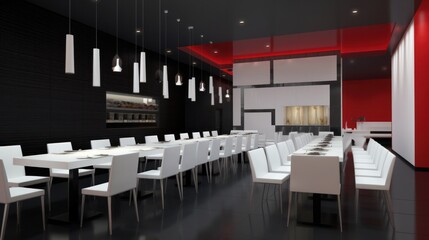 Modern living room with christmas decoration