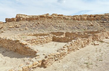 Obraz premium The Casa Rinconada at Chaco Canyon, New Mexico