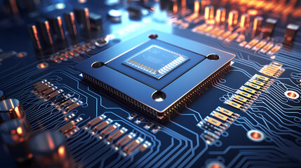 Electronic Semi Conductor Chip
