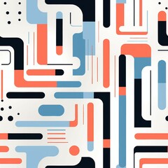 Clean Lines and Shapes Pattern