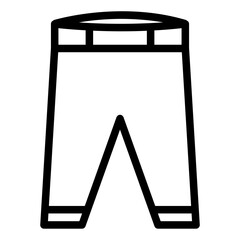 trouser icon line style