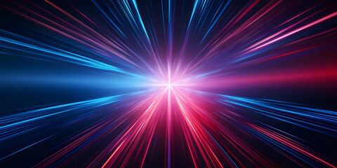 Obraz premium bright colorful abstract background with rays of light portraying motion