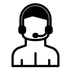 call center solid line