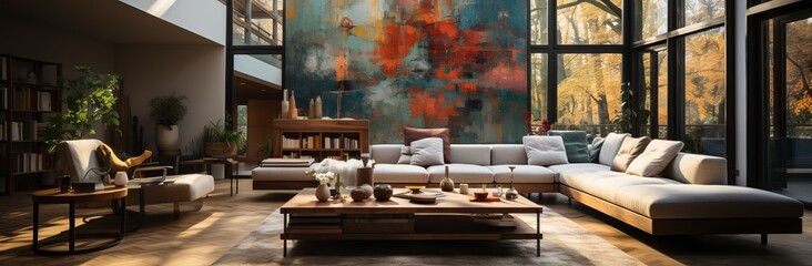 Modern living room design idea
