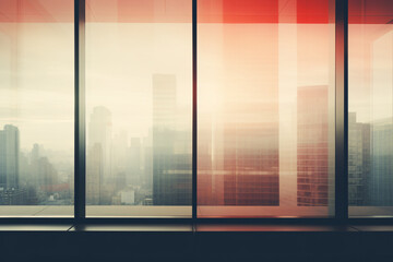 City vibe, skyscrapers, glass and reflections background 