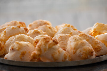 Traditional tapioca biscuits or cheese bread from Minas Gerais. Polvilho azedo