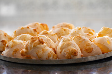 Traditional tapioca biscuits or cheese bread from Minas Gerais. Polvilho azedo