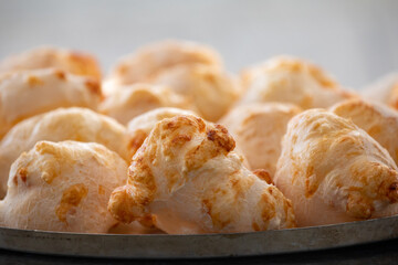 Traditional tapioca biscuits or cheese bread from Minas Gerais. Polvilho azedo
