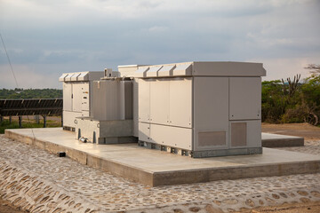 PV PLant or solar farm modern power station