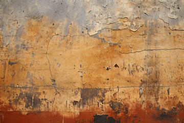 Dirty and Scratched Concrete Wall Background Texture