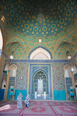 Iranian architecture of Jameh Mosque in Yazd city