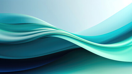 Obraz premium Artistic Expression A Modern and Contemporary Abstract Art of Cool Tones and Sleek Lines