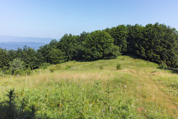 Landscape of Erul mountain near Kamenititsa peak, Bulgaria
